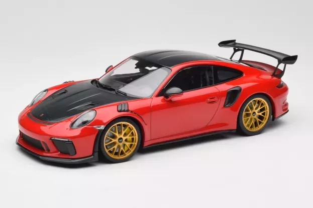 Minichamps Porsche 911 991-2 Gt3 Rs Weissach Package 2019 Golden Rims 1:18 153068236
